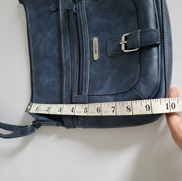 MultiSac Dark Blue Man Made Materials Multipocket Crossbody Purse - Picture 9 of 11